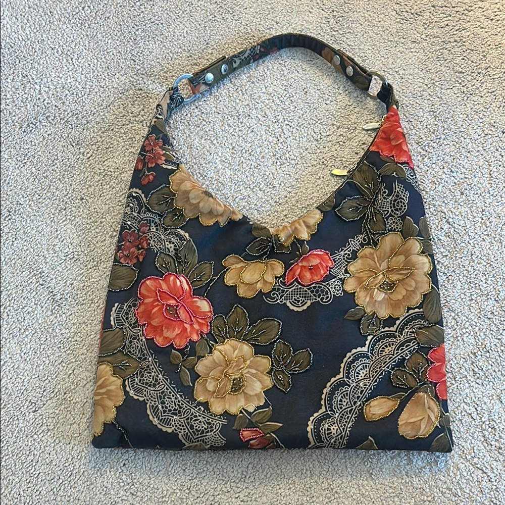 Y2K Floral Patterned Women's Bag